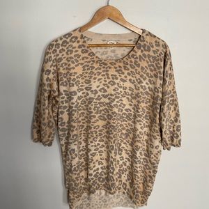 Aritzia Wilfred leopard print too